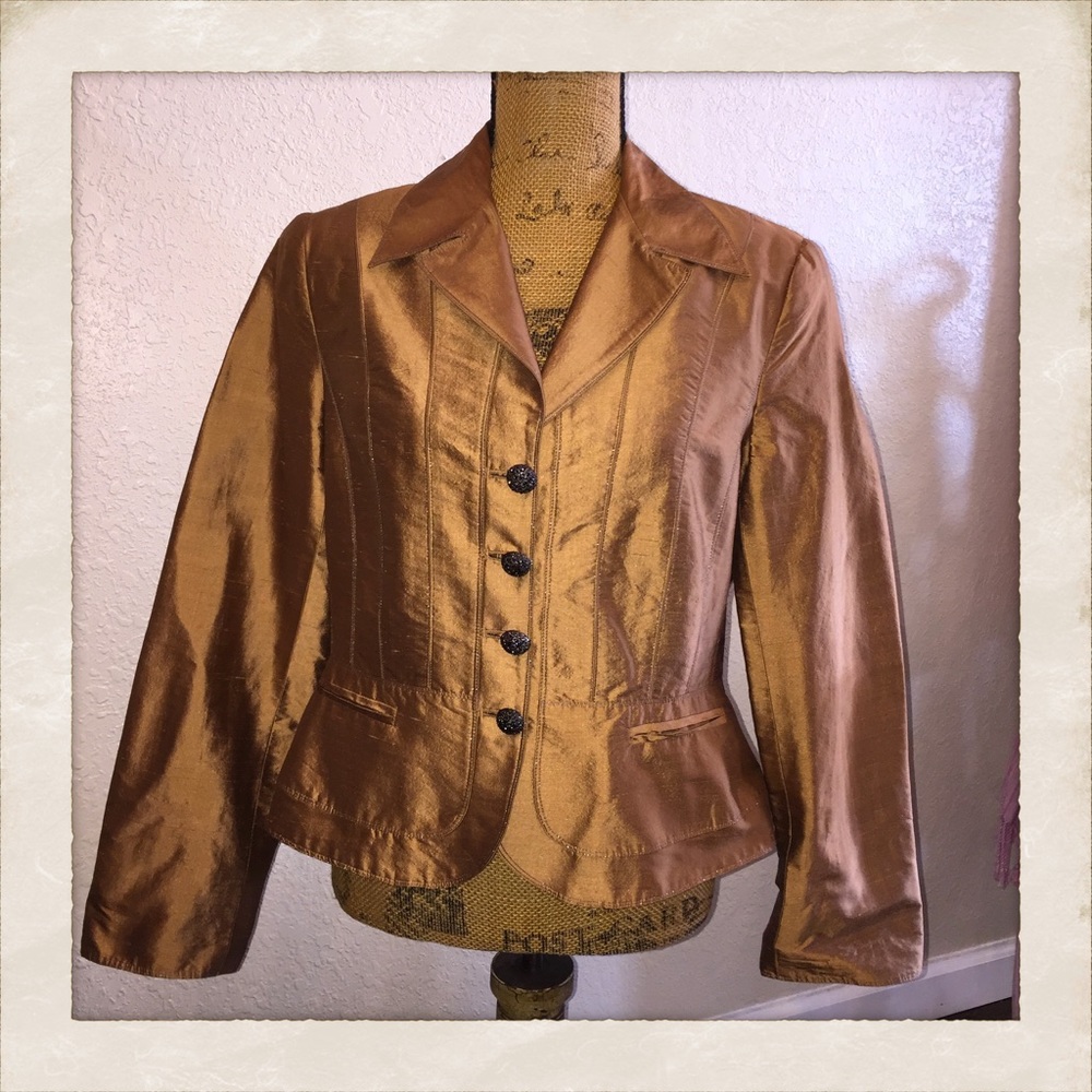 Town and travel silk jacket